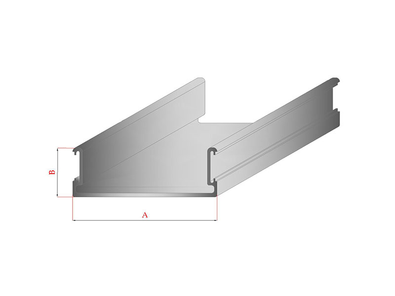 อลูมิเนียมU2นิ้วปิดรีเวท
